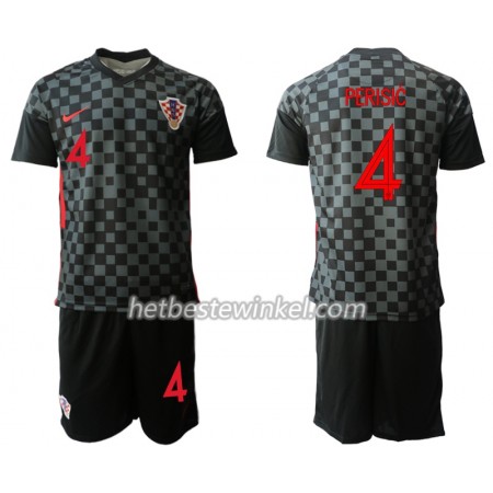 Kroatië Spiro Pericic 4 Voetbaltenues Kind Uit EK 2020 - SS (+ Korte broeken)